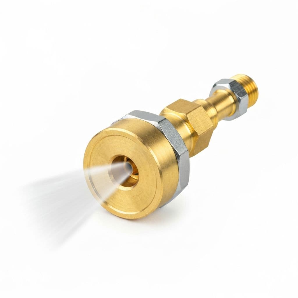 Flat fan spray nozzle